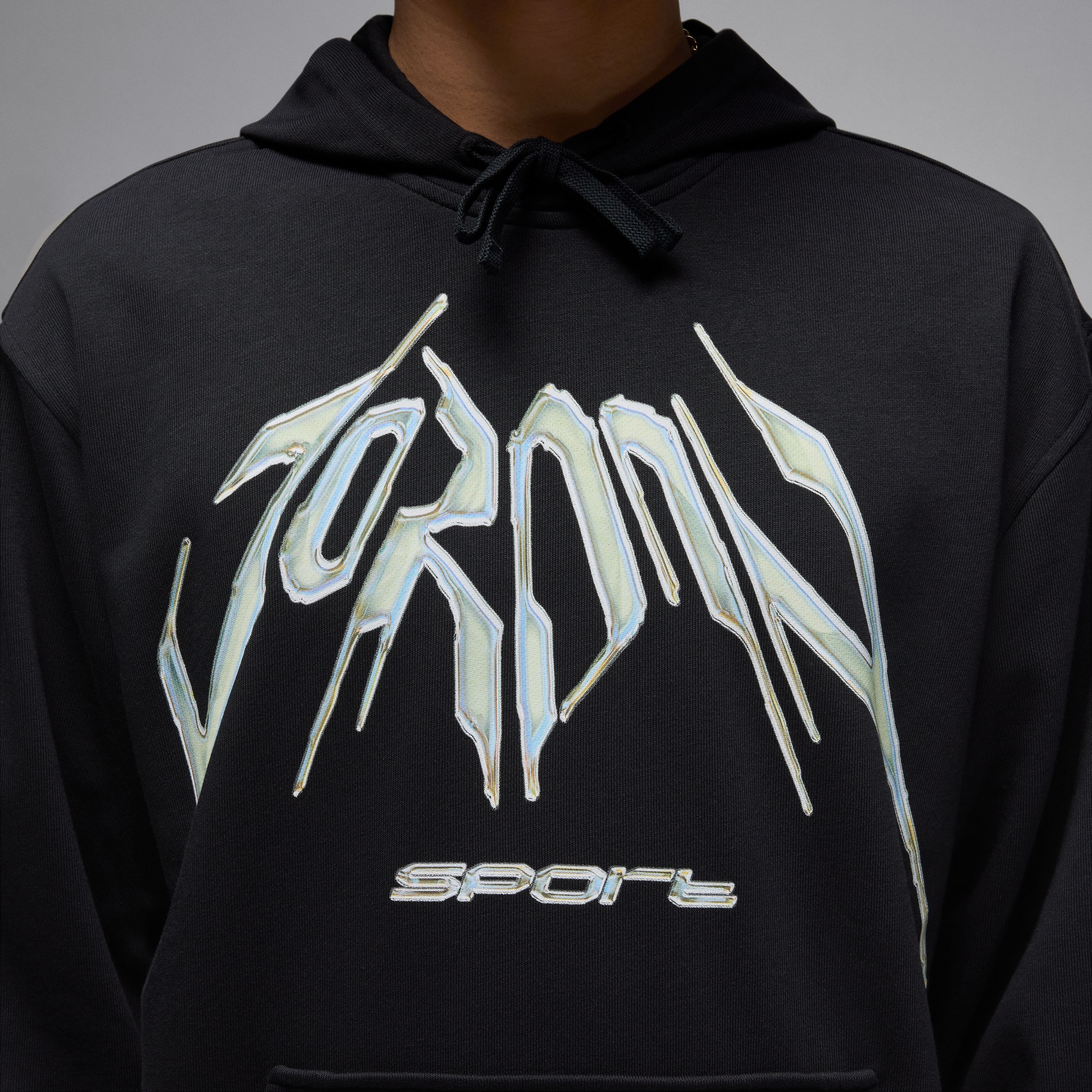 Nike M J Df Sprt Csvr Gfx Flc Po Hoodie blanco de hombre lifestyle