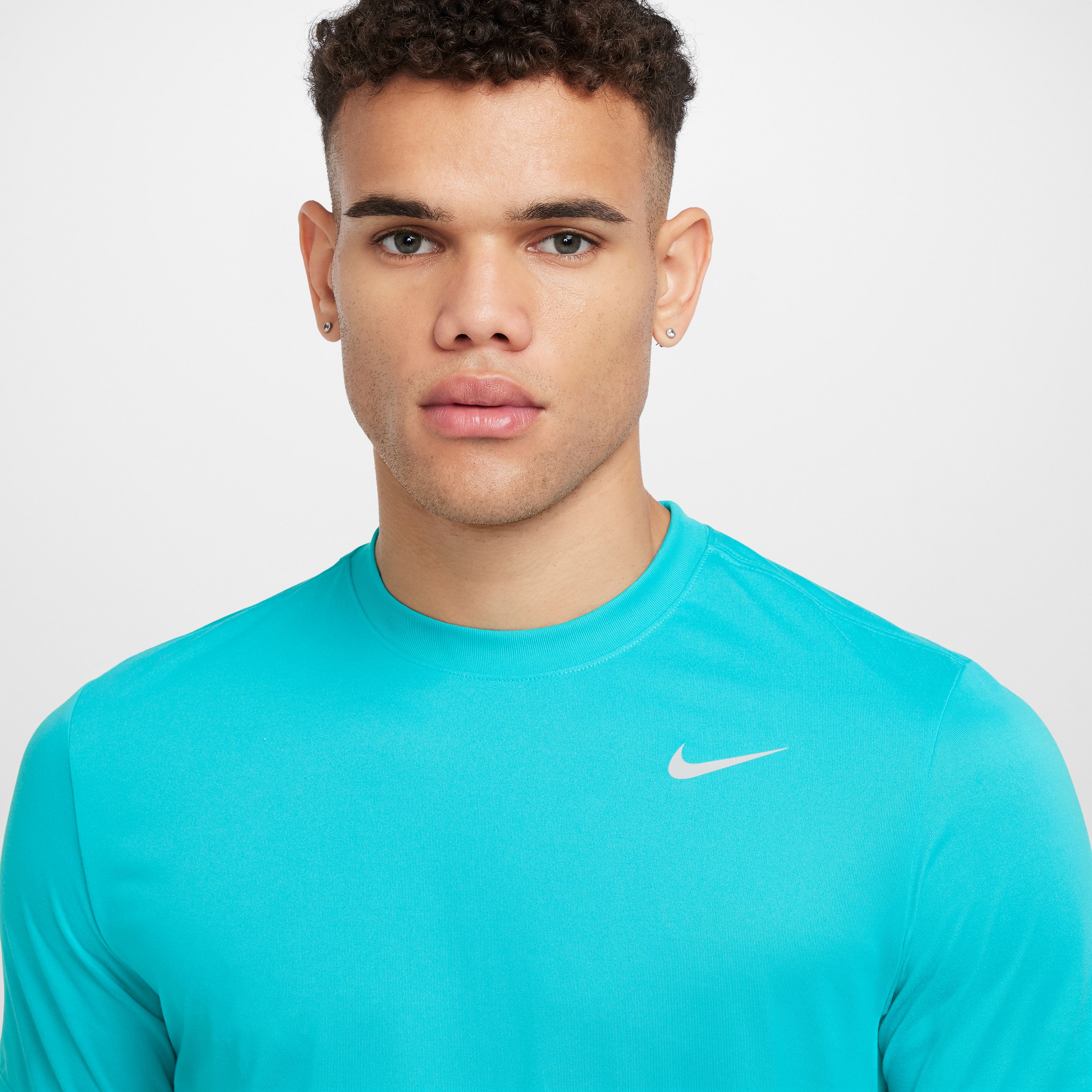 Nike M Nk Df Tee Rlgd Reset Camiseta Manga Corta verde de hombre para entrenamiento