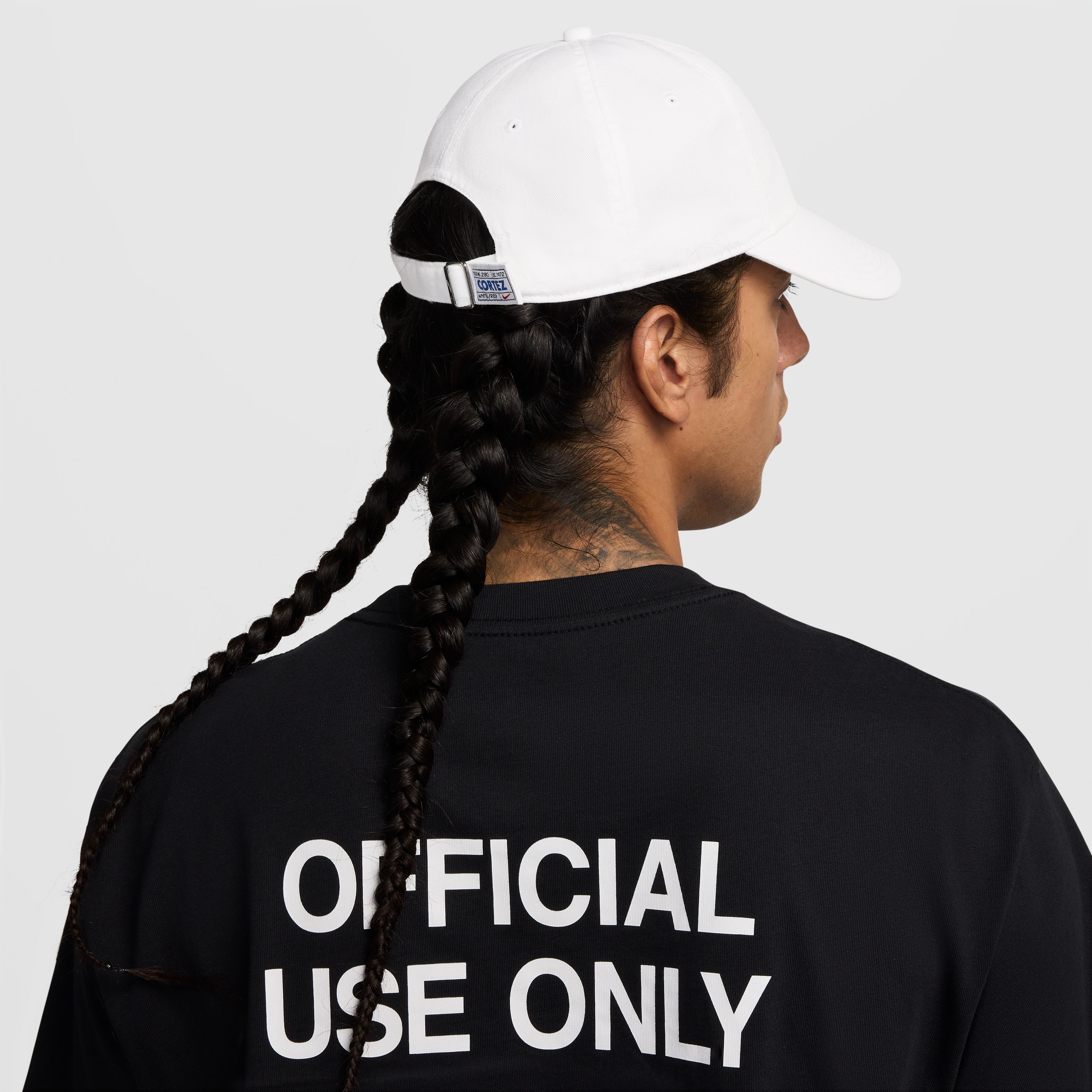 Nike U Nk Club Cap U Cb Crtz Ptch L Gorra blanco de hombre lifestyle