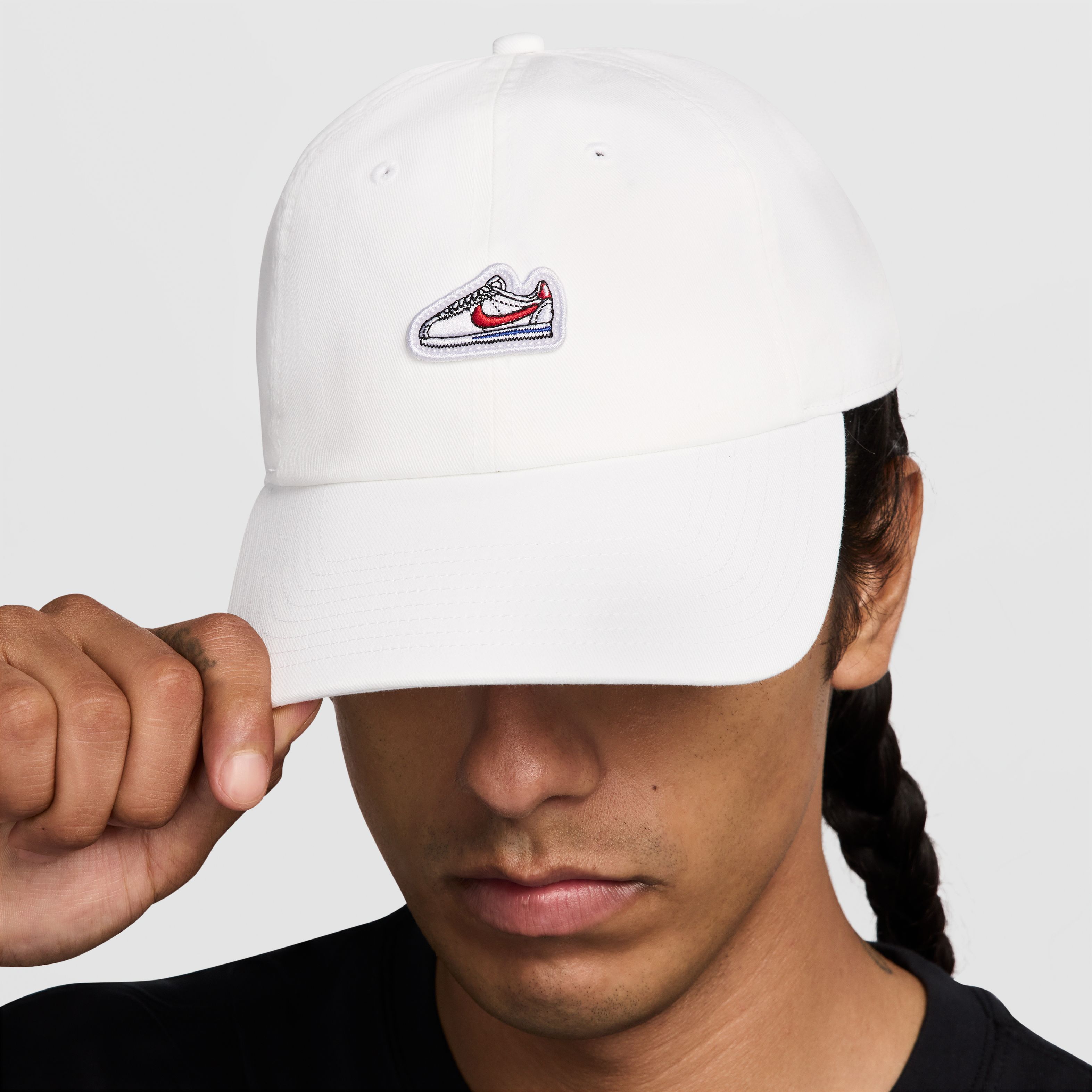 Nike U Nk Club Cap U Cb Crtz Ptch L Gorra blanco de hombre lifestyle
