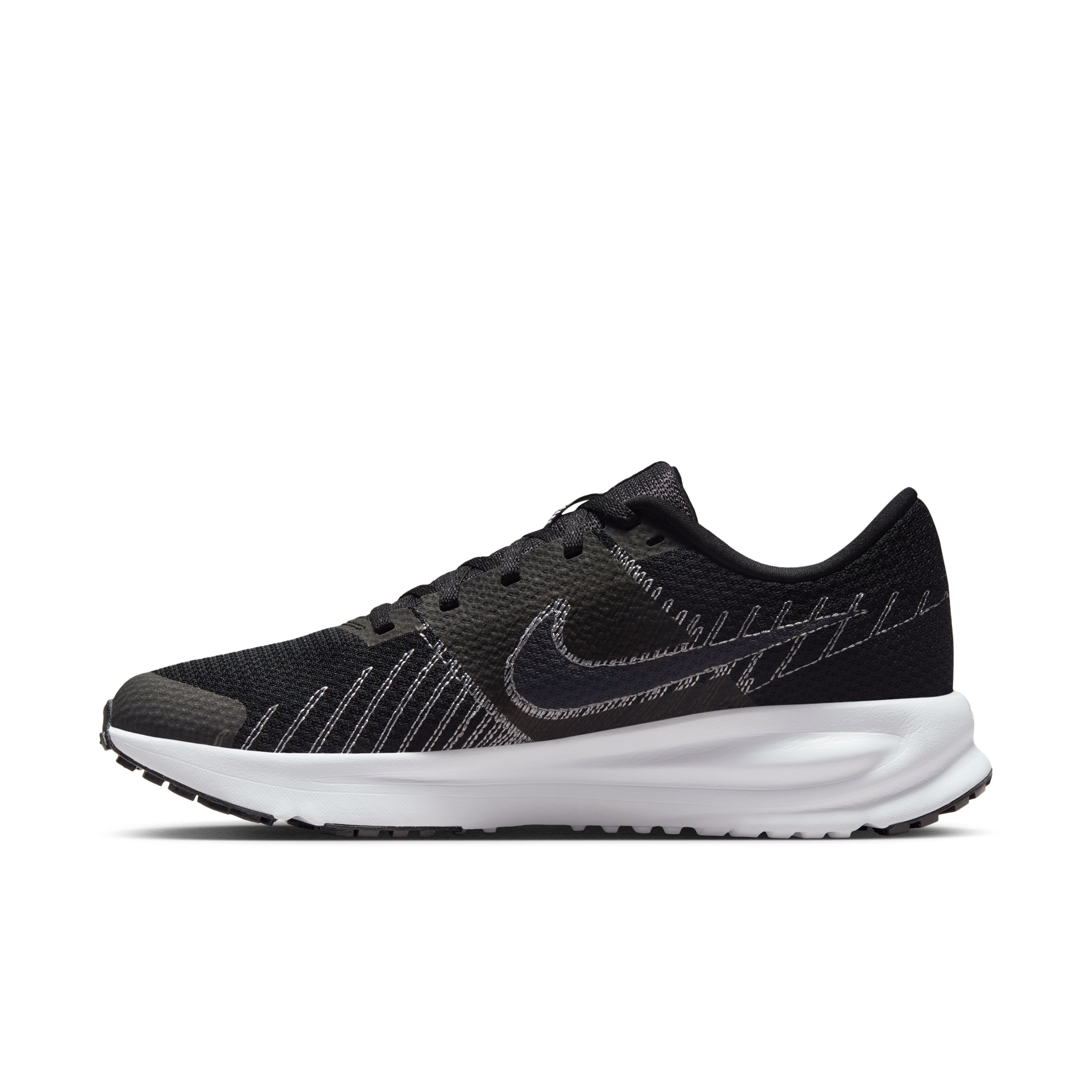 Nike W Nike Run Defy Tenis negro de mujer para correr