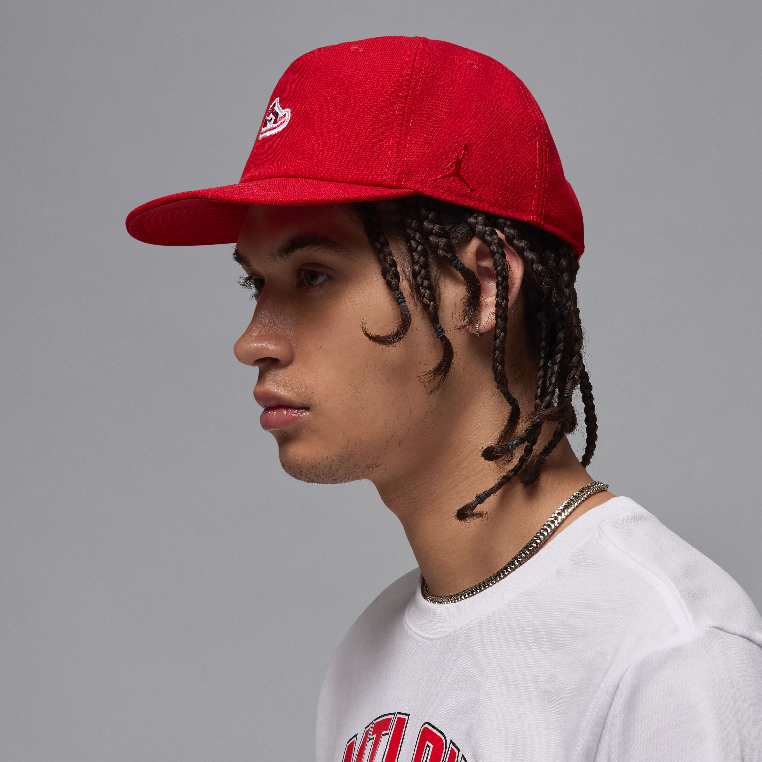 Nike U J Pro Cap S Fb Br Snkr Ptch Gorro rojo de hombre lifestyle