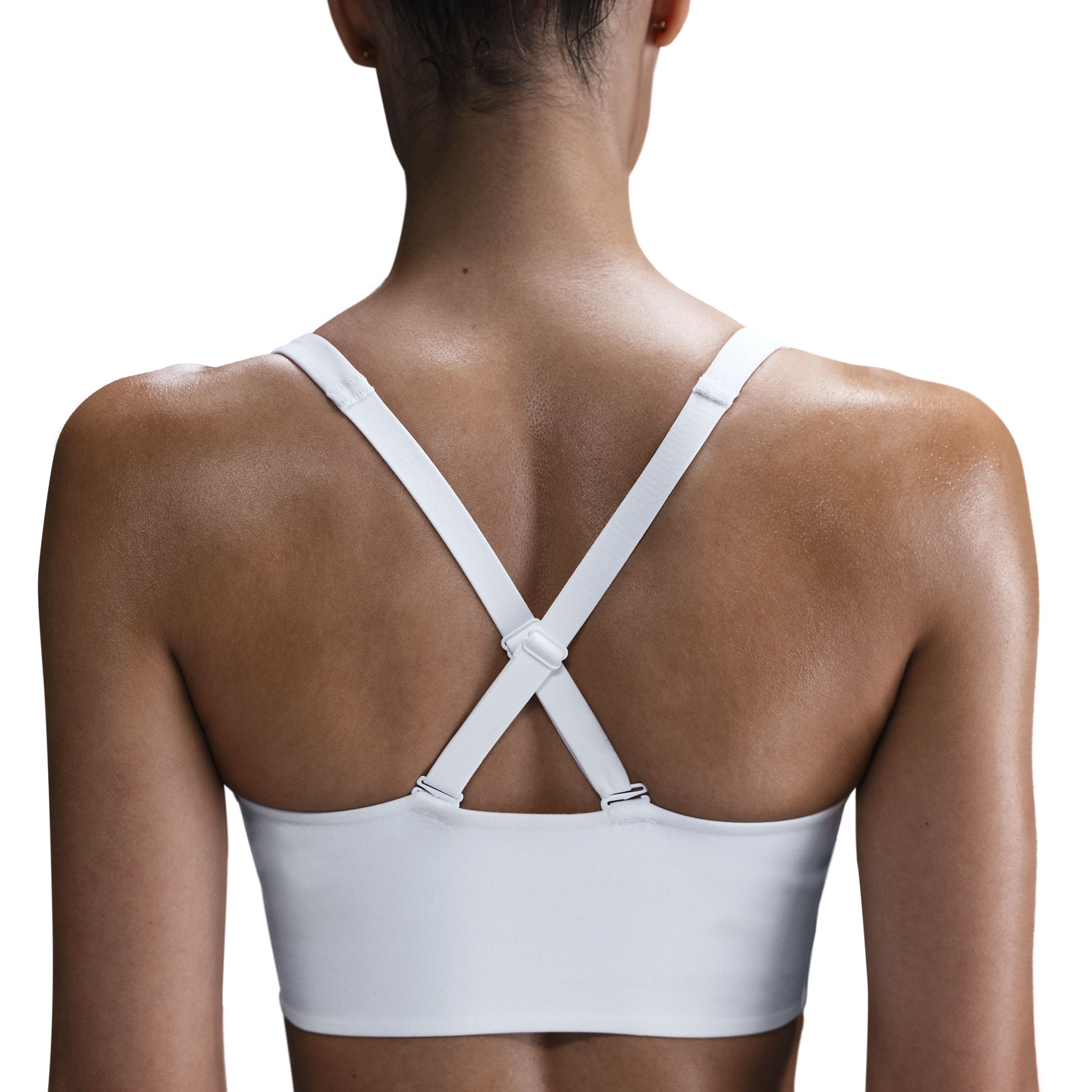 Nike W Nk Alate Ll Ms Bra Top blanco de mujer para entrenamiento