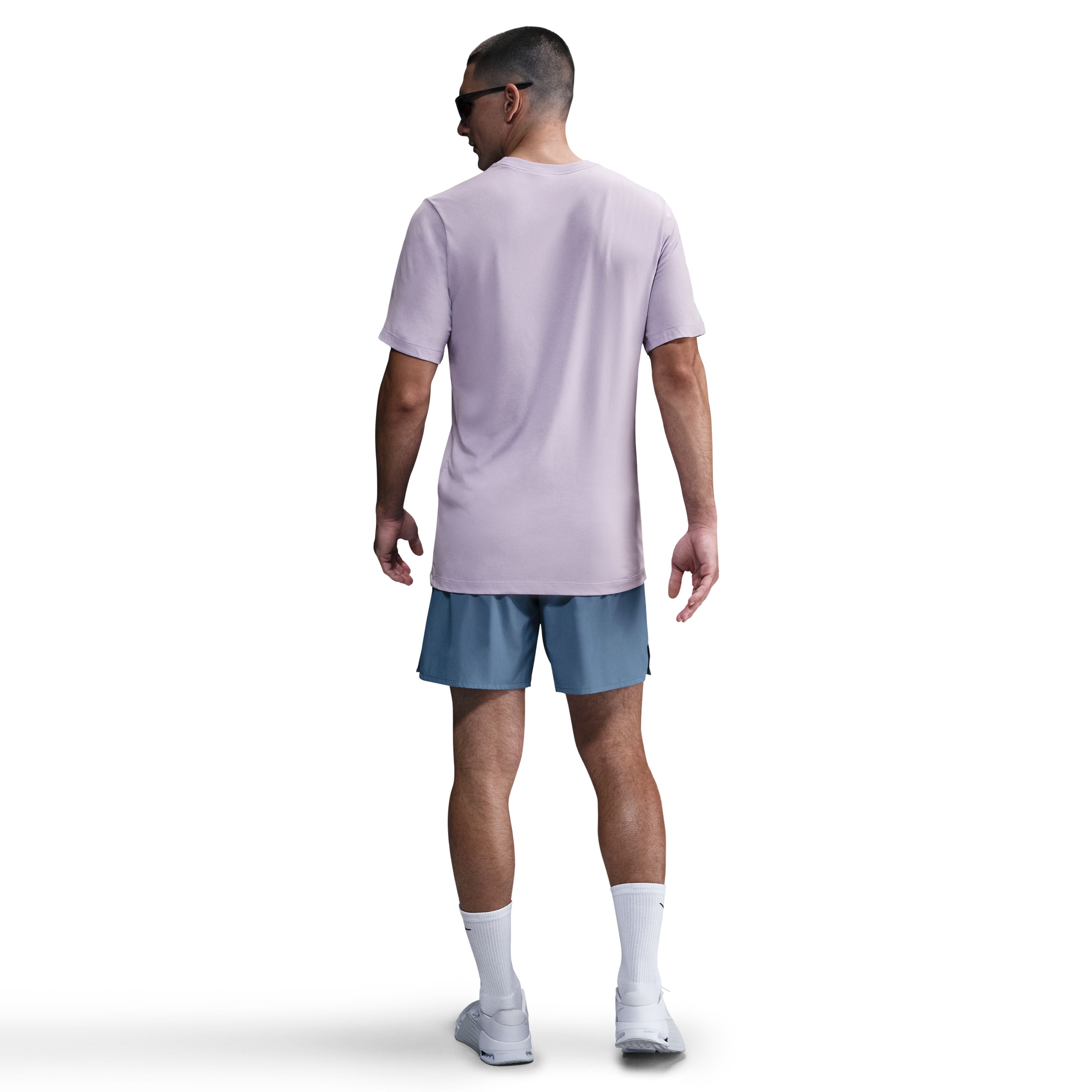 Nike M Nk Df Tee Brand Read Camiseta Manga Corta morado de hombre para entrenamiento