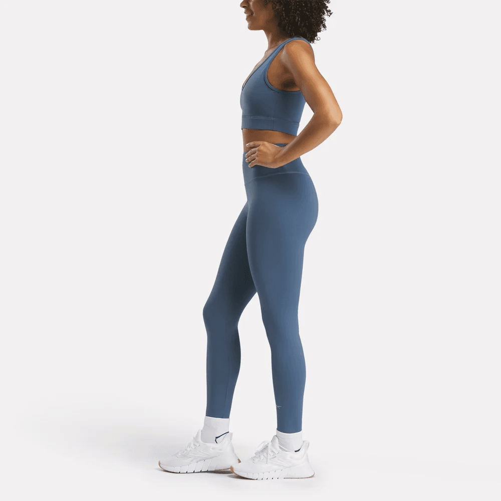 Reebok Activ Coll Dreamblend 7/8 Tight Licra azul de mujer para entrenamiento
