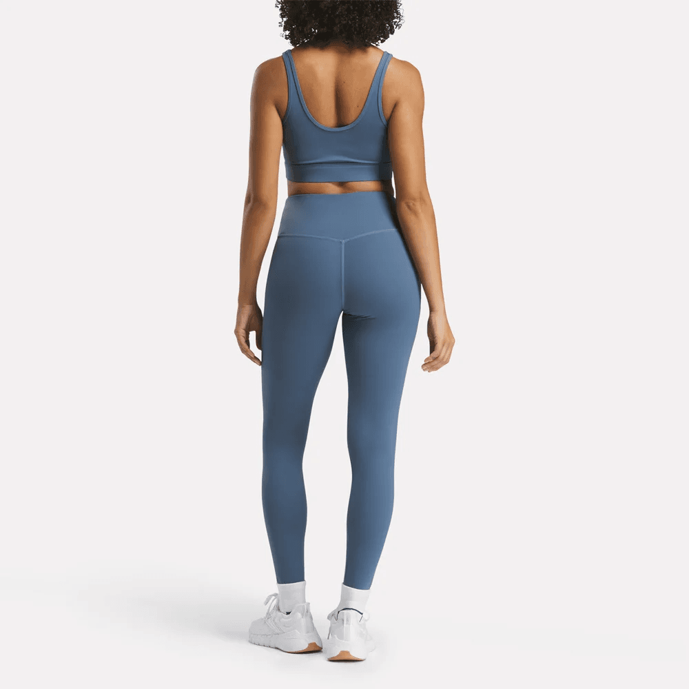 Reebok Activ Coll Dreamblend 7/8 Tight Licra azul de mujer para entrenamiento