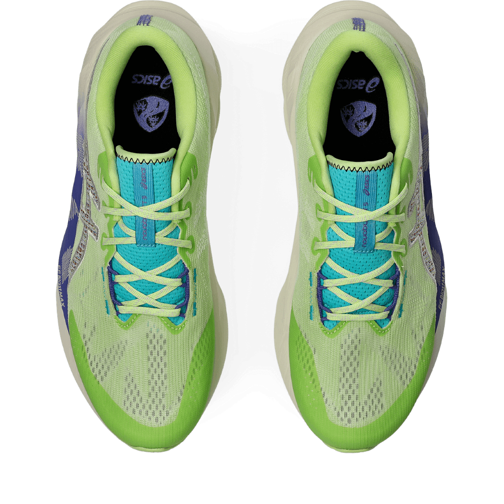 Asics Novablast 5 Tr Tenis verde de hombre para correr