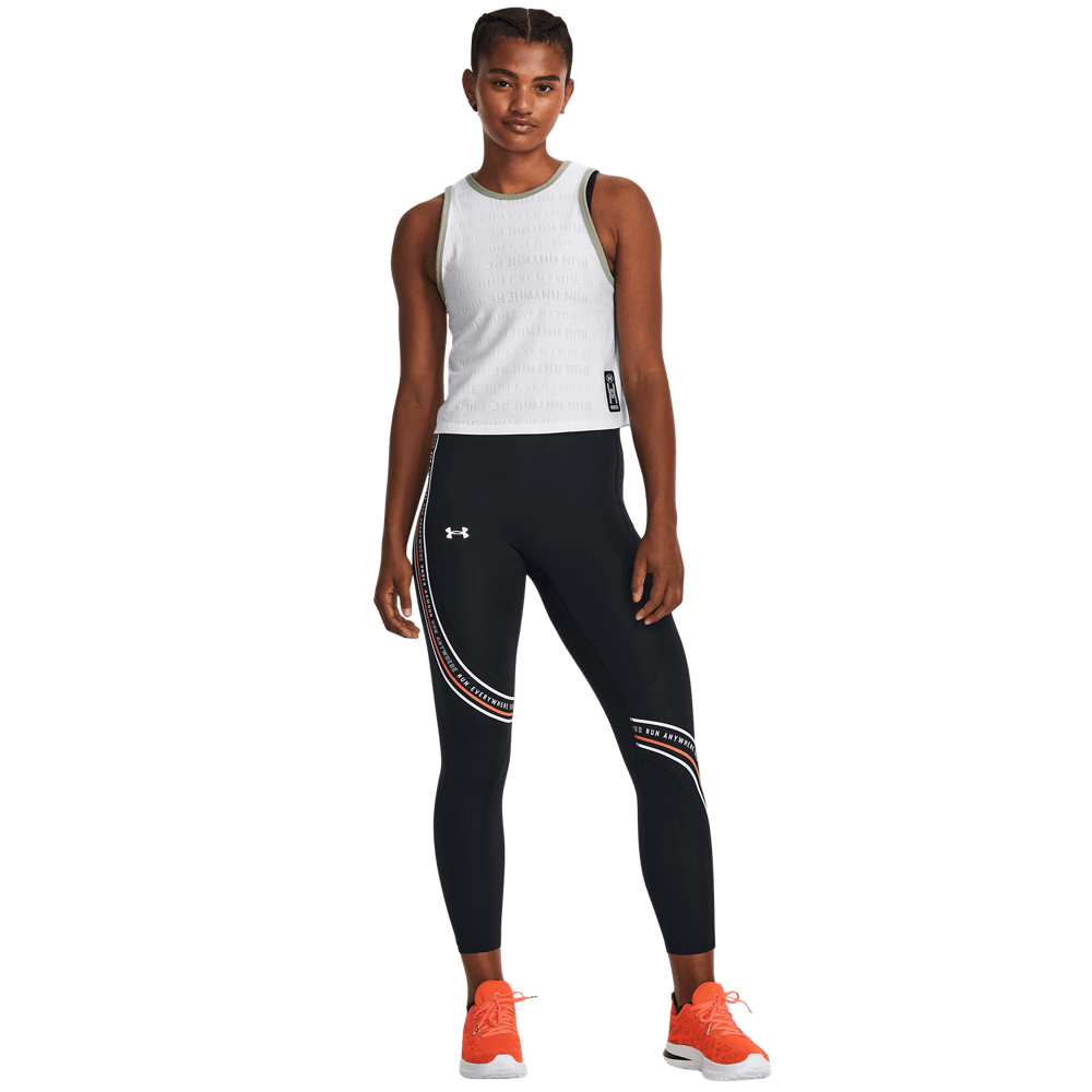 UA  Anywhere Tank Camiseta Manga Sisa blanco de mujer para correr