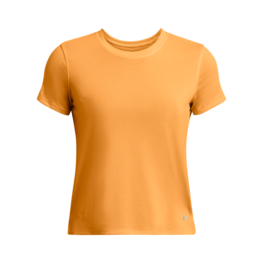 UA Streaker Ss Camiseta Manga Corta naranja de mujer para correr