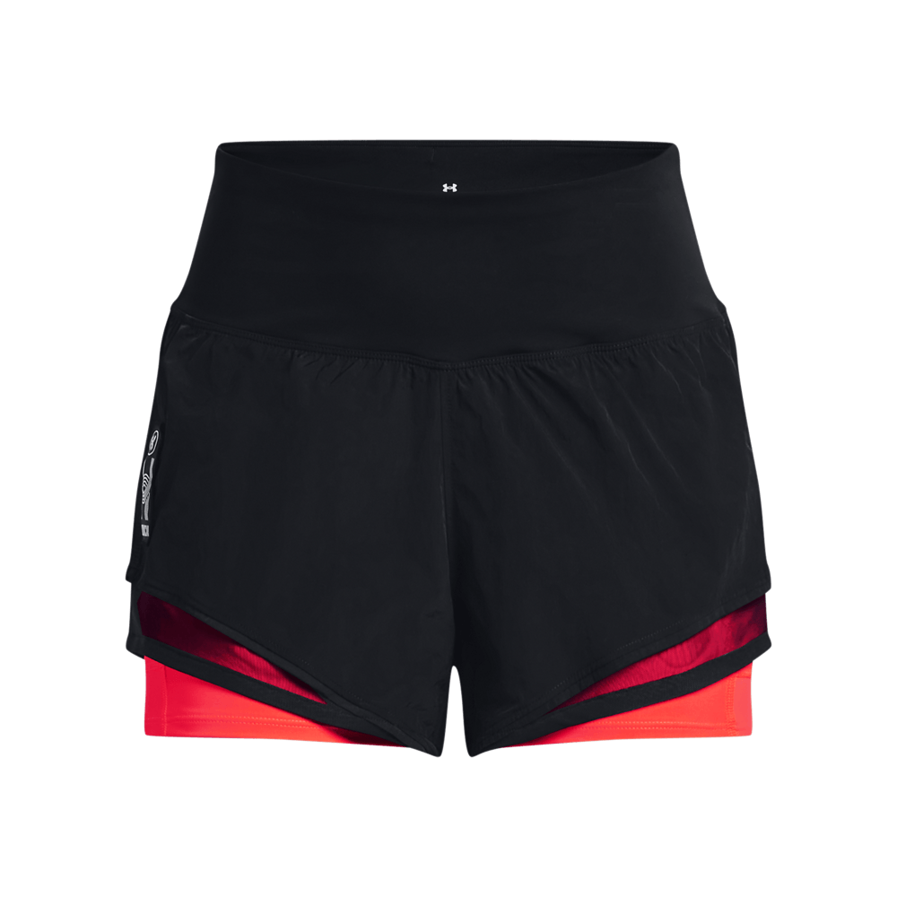 UA  Anywhere Short Pantaloneta negro de mujer para correr