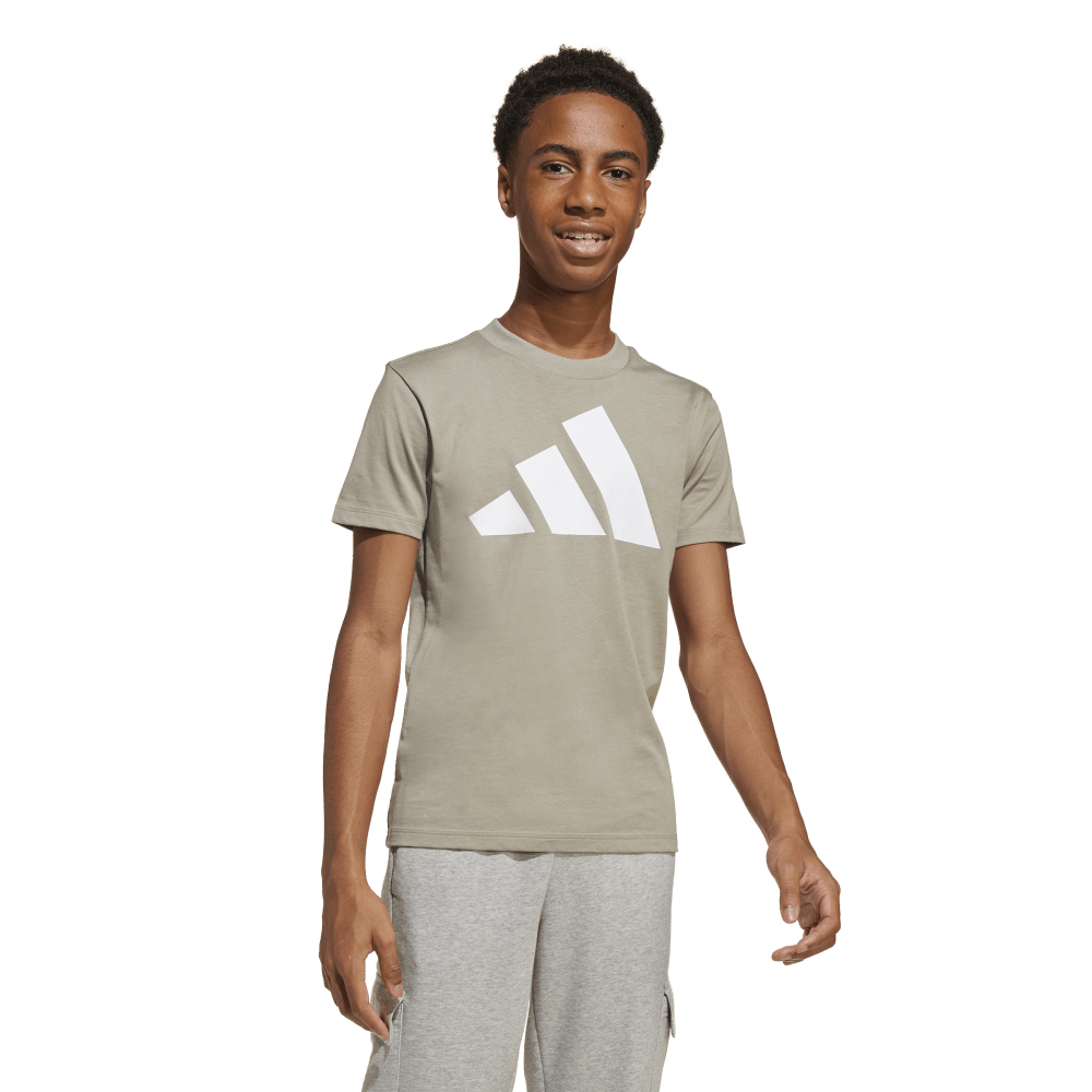 Adidas Camiseta Essentials Kids Manga Corta beige de niño lifestyle