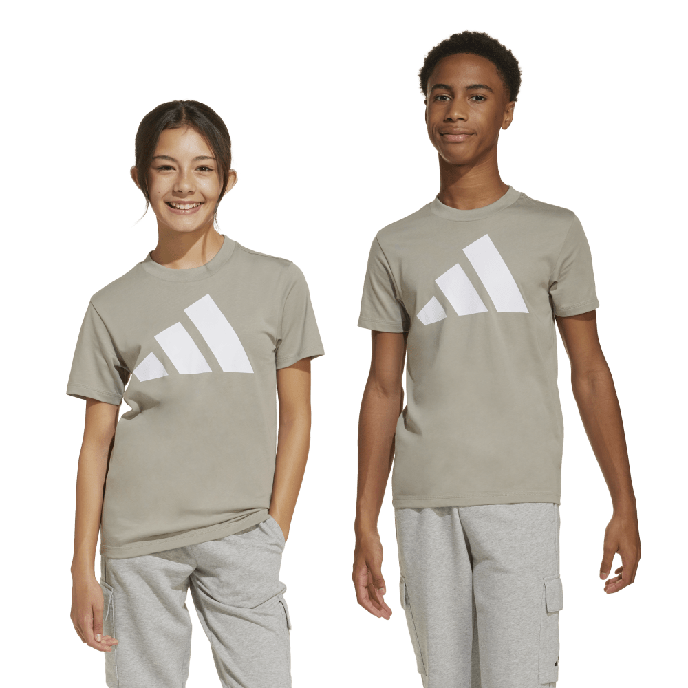 Adidas Camiseta Essentials Kids Manga Corta beige de niño lifestyle