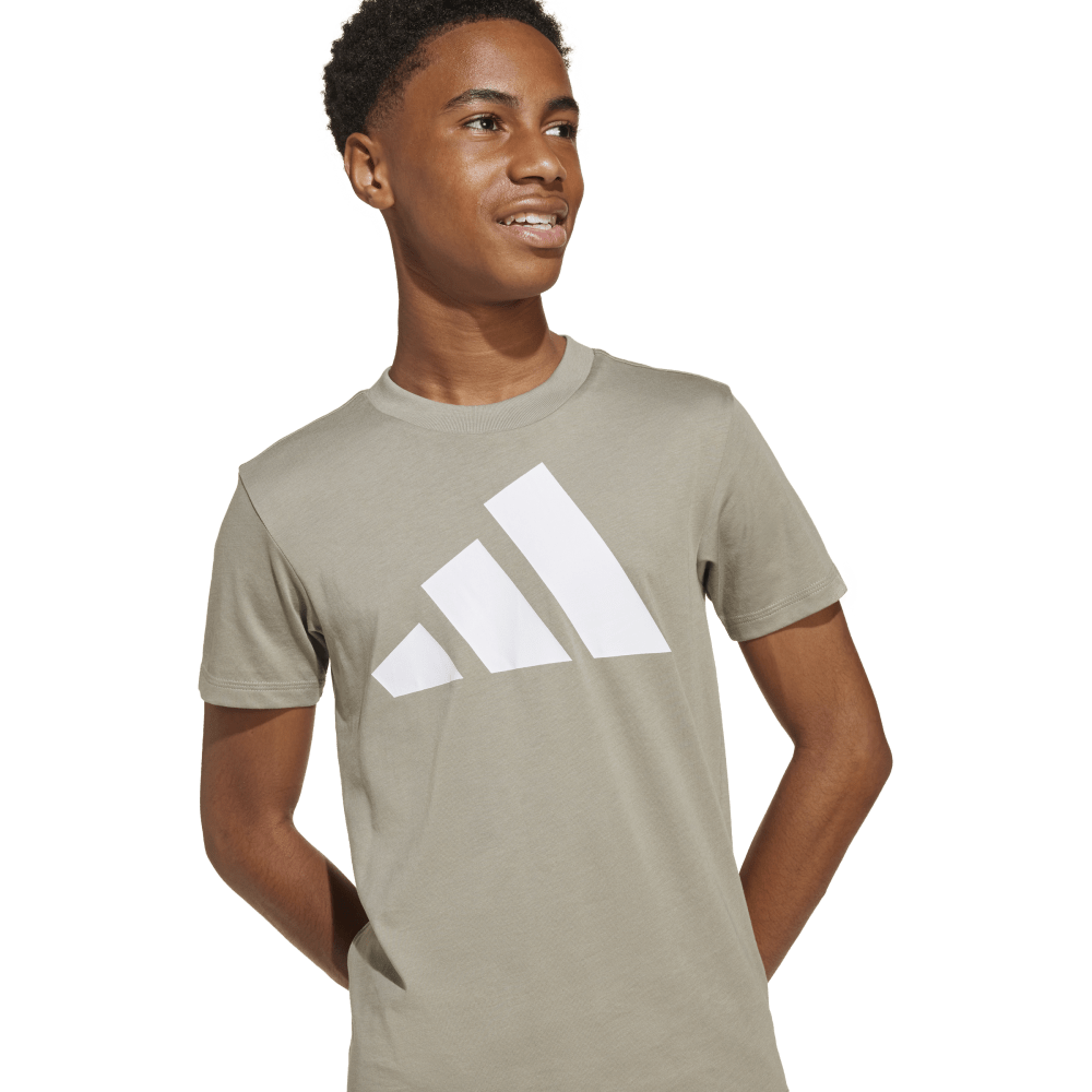 Adidas Camiseta Essentials Kids Manga Corta beige de niño lifestyle