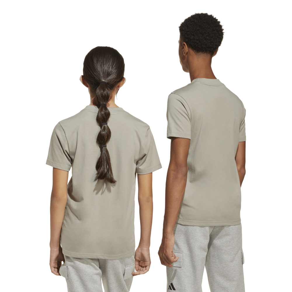 Adidas Camiseta Essentials Kids Manga Corta beige de niño lifestyle