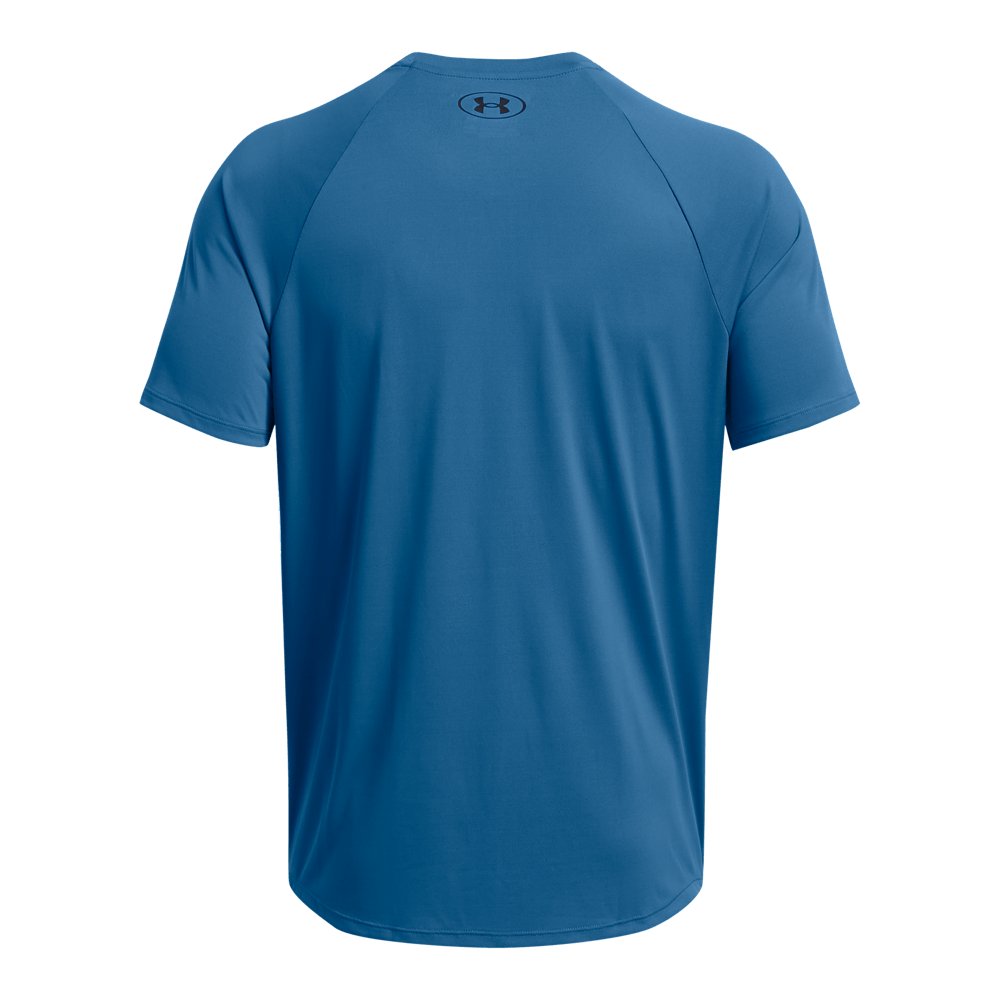 UA Tech 2.0 Ss Tee Camiseta Manga Corta azul de hombre para entrenamiento