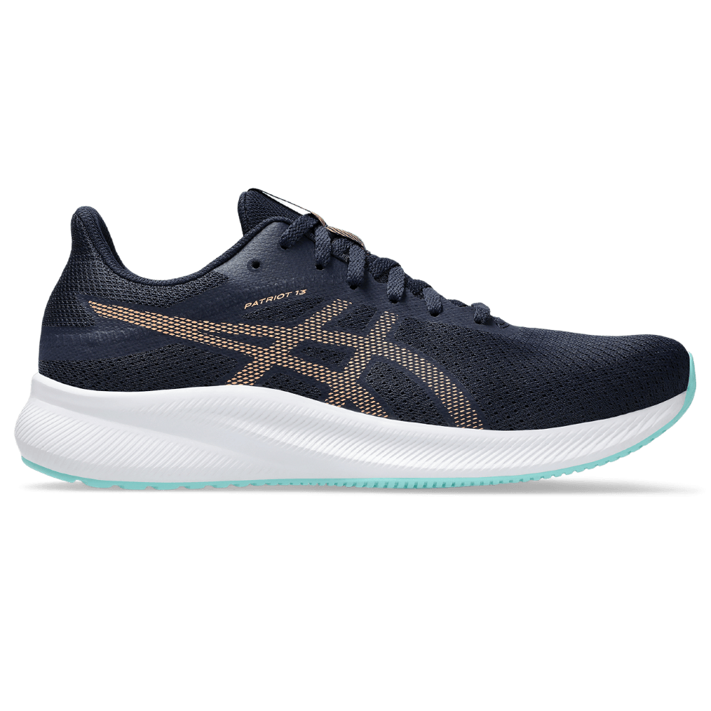 Asics Patriot 13 Tenis azul de hombre para correr
