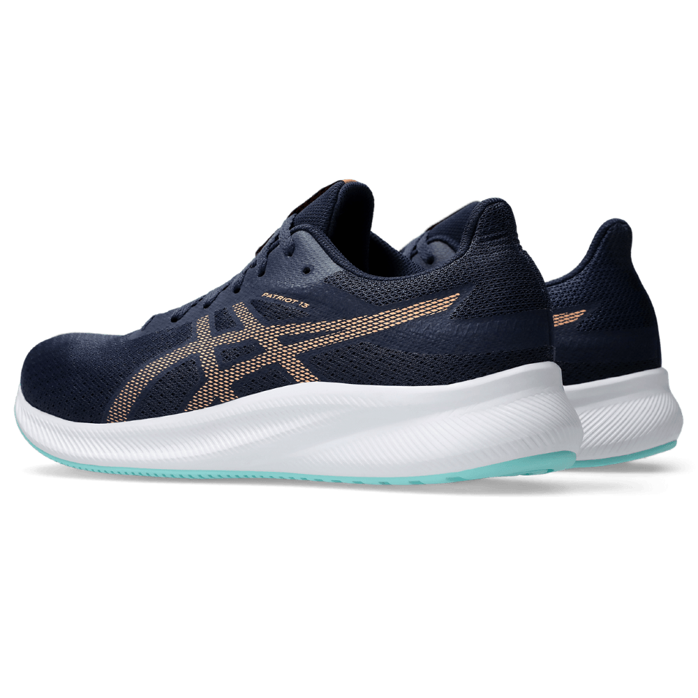 Asics Patriot 13 Tenis azul de hombre para correr