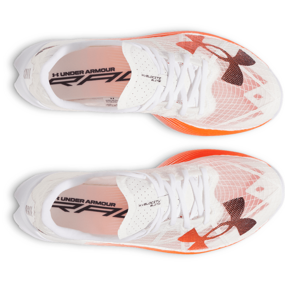 UA U Velociti Elite 2 Tenis blanco de hombre para correr