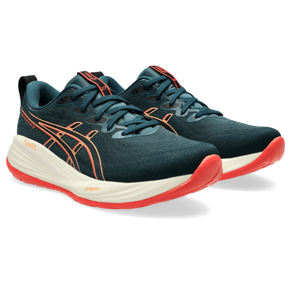 Asics Gel-Cumulus 27 Tenis verde de hombre para correr