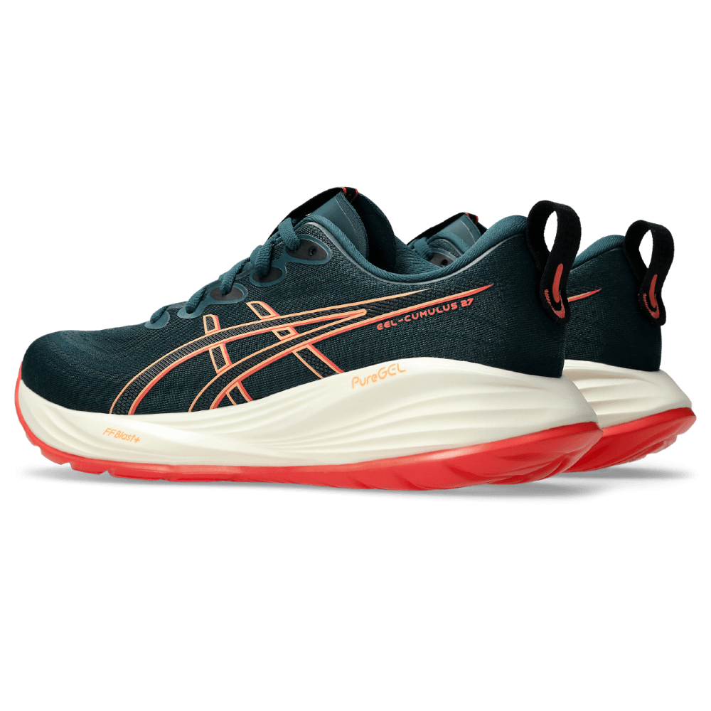 Asics Gel-Cumulus 27 Tenis verde de hombre para correr