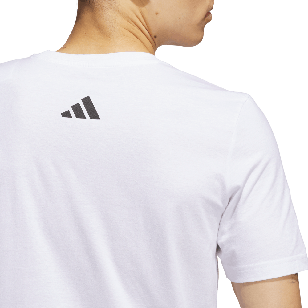 Adidas M Lin Sj T Camiseta Manga Corta blanco de hombre lifestyle