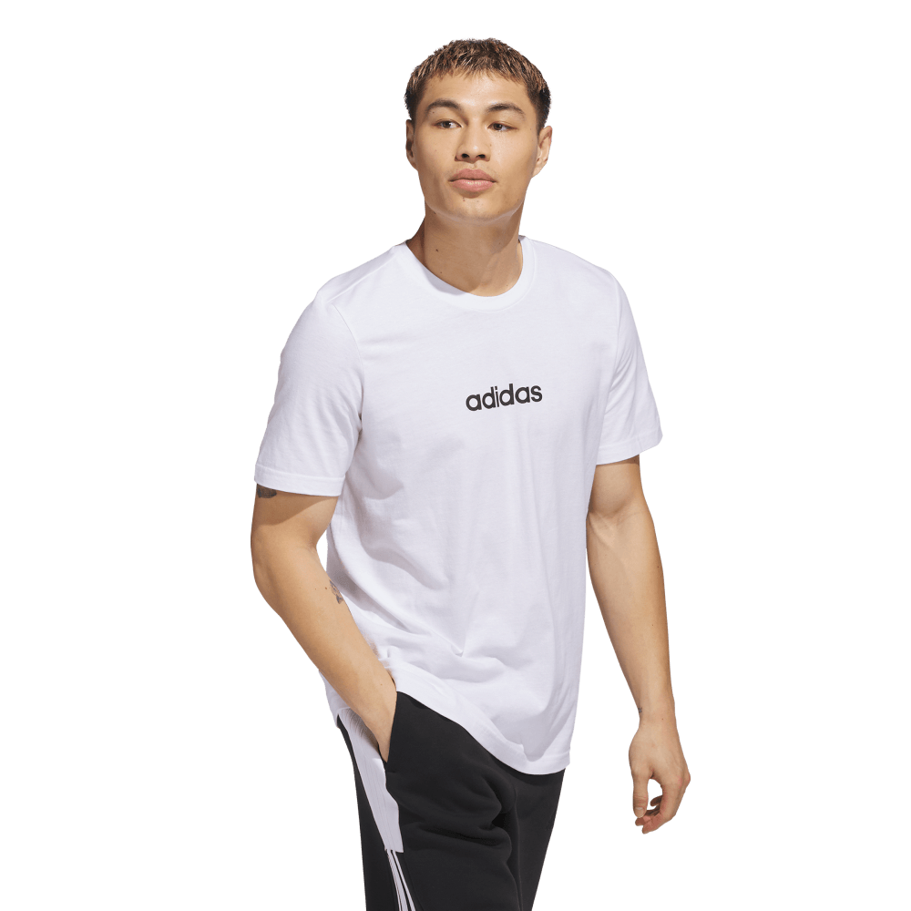 Adidas M Lin Sj T Camiseta Manga Corta blanco de hombre lifestyle