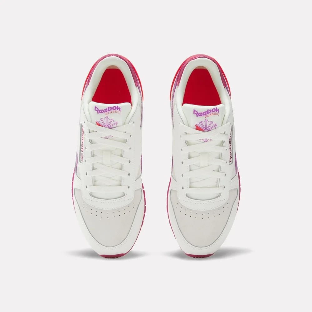 Reebok Classic Leather Tenis blanco de mujer lifestyle