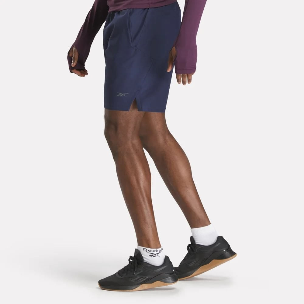 Reebok Athlete Short Pantaloneta azul de hombre para entrenamiento