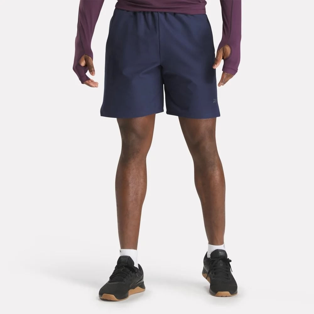 Reebok Athlete Short Pantaloneta azul de hombre para entrenamiento