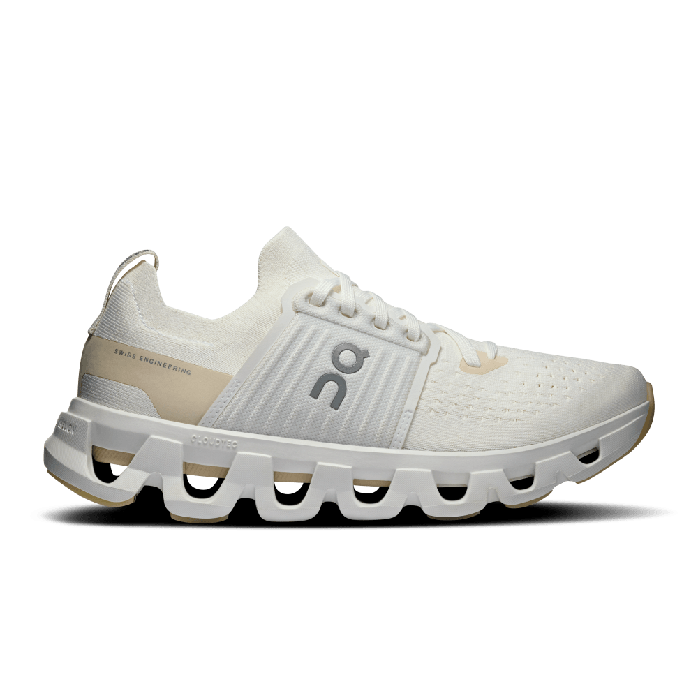 On Cloudswift 4 Tenis blanco de mujer para correr