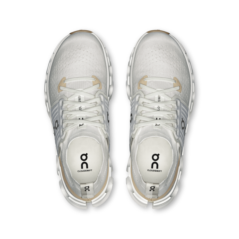 On Cloudswift 4 Tenis blanco de mujer para correr