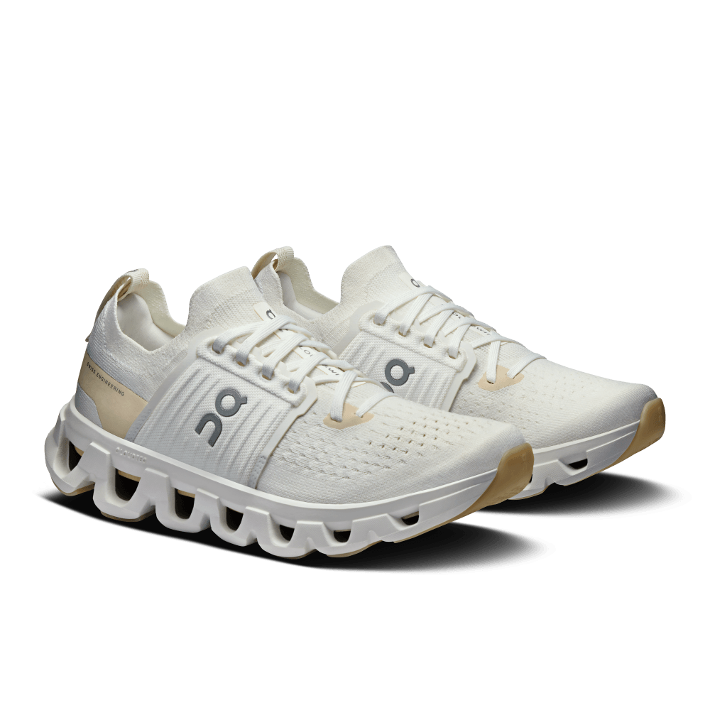 On Cloudswift 4 Tenis blanco de mujer para correr