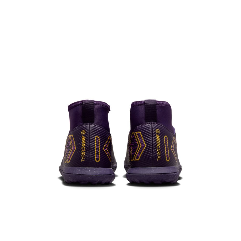 Nike Jr Superfly 10 Club Kylian Mbappé Tf Guayos morado de niño para futbol
