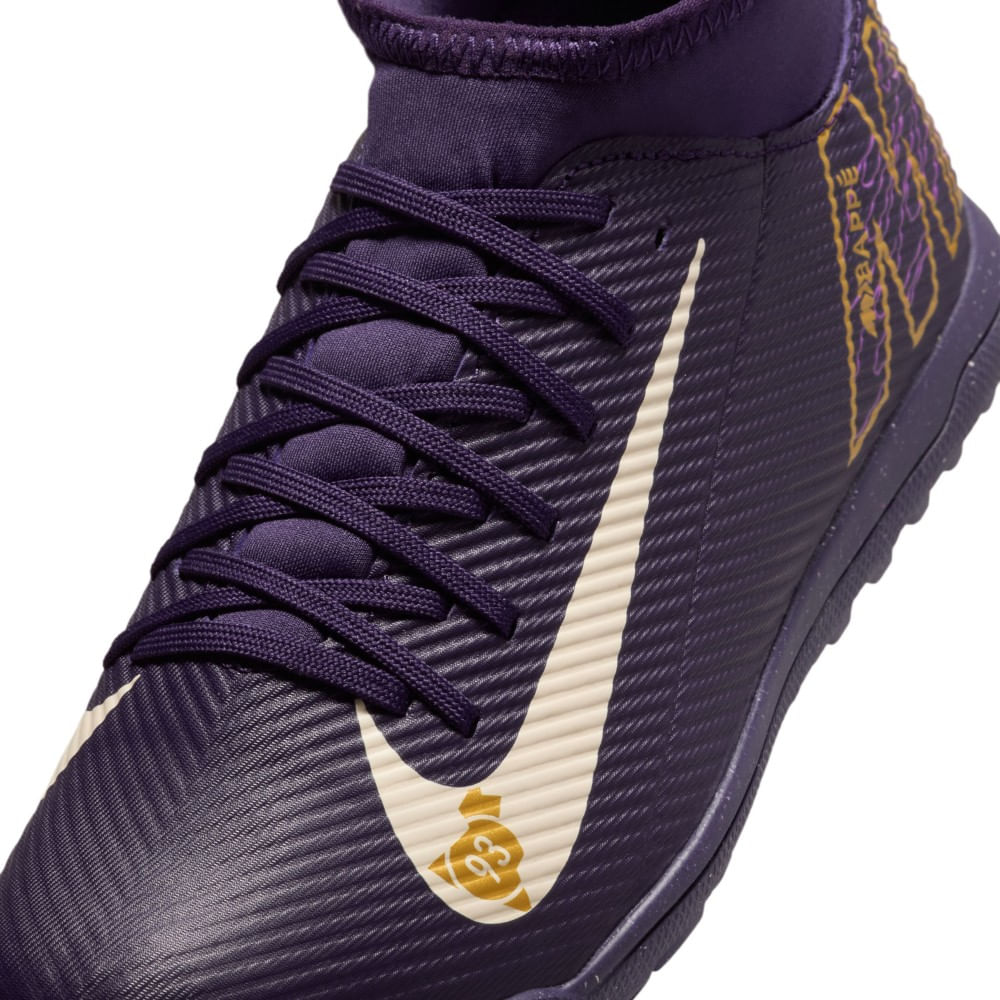 Nike Jr Superfly 10 Club Kylian Mbappé Tf Guayos morado de niño para futbol