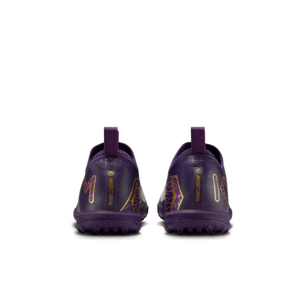 Nike Jr Zoom Vapor 16 Academy Km Tf Guayos morado de niño para futbol