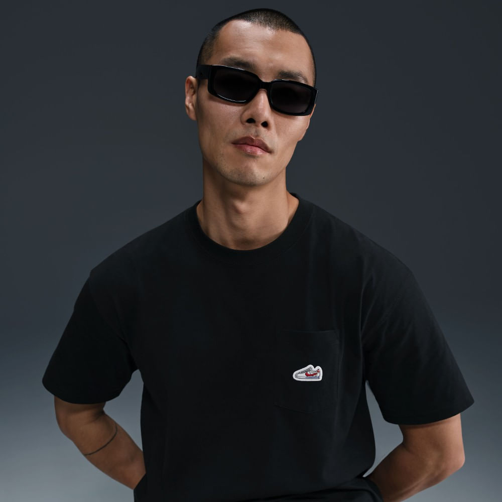 Nike U Nsw Tee M90 Snkr Ptch Pkt 2 Camiseta Manga Corta negro de hombre lifestyle