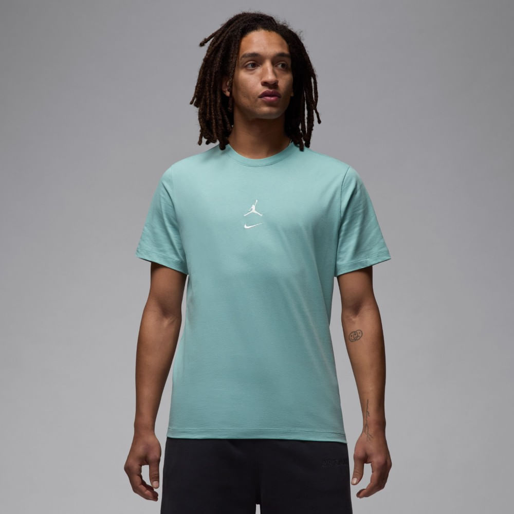 Nike M J Mvp Jumpman Ss Crew Camiseta Manga Corta verde de hombre lifestyle