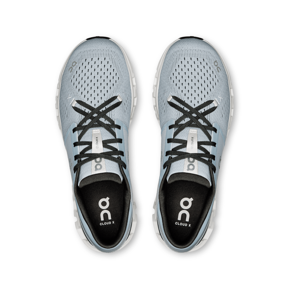 On Cloud X 4 Tenis gris de hombre para entrenamiento