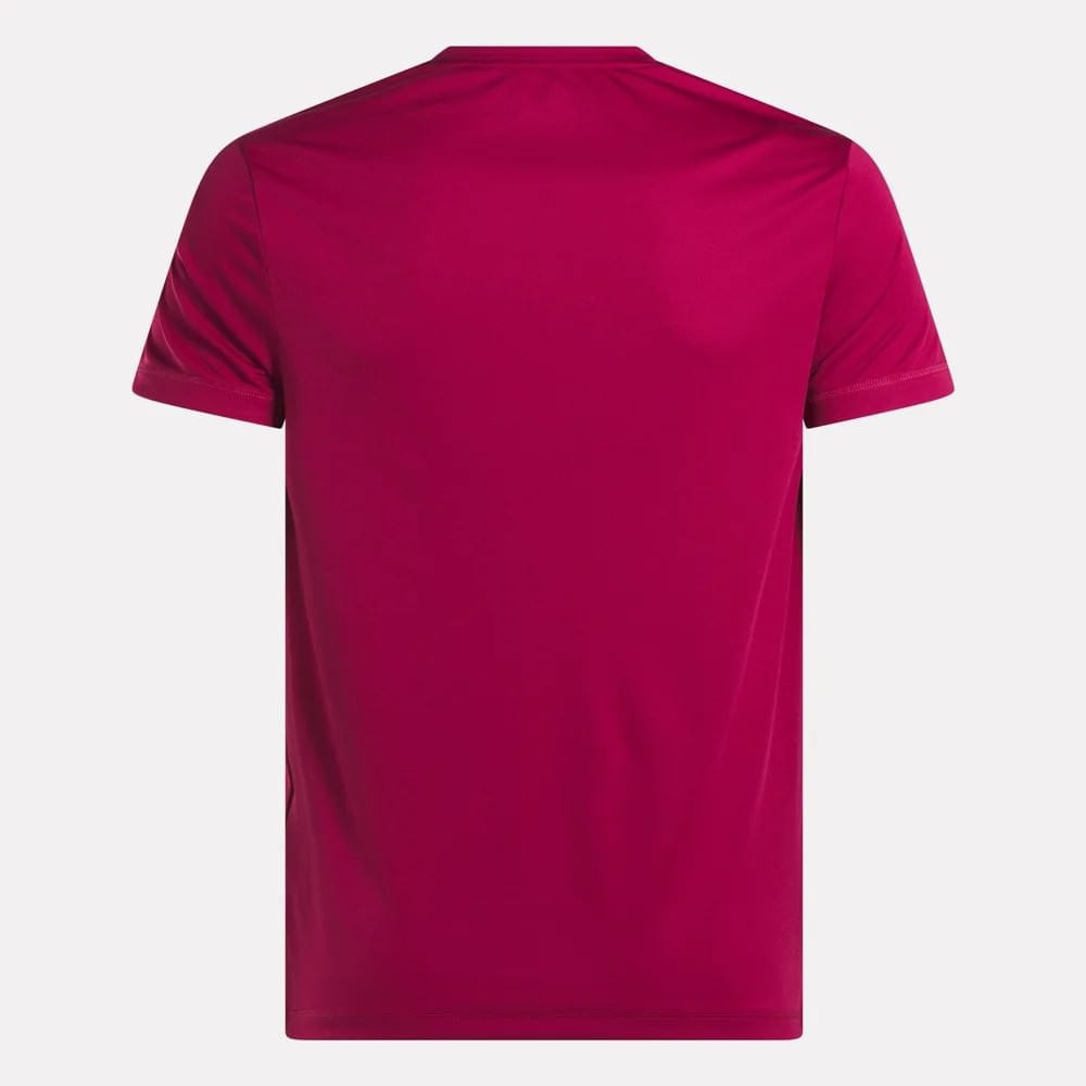 Reebok Id Train Ss Tech Tee Camiseta Manga Corta rojo de hombre para entrenamiento