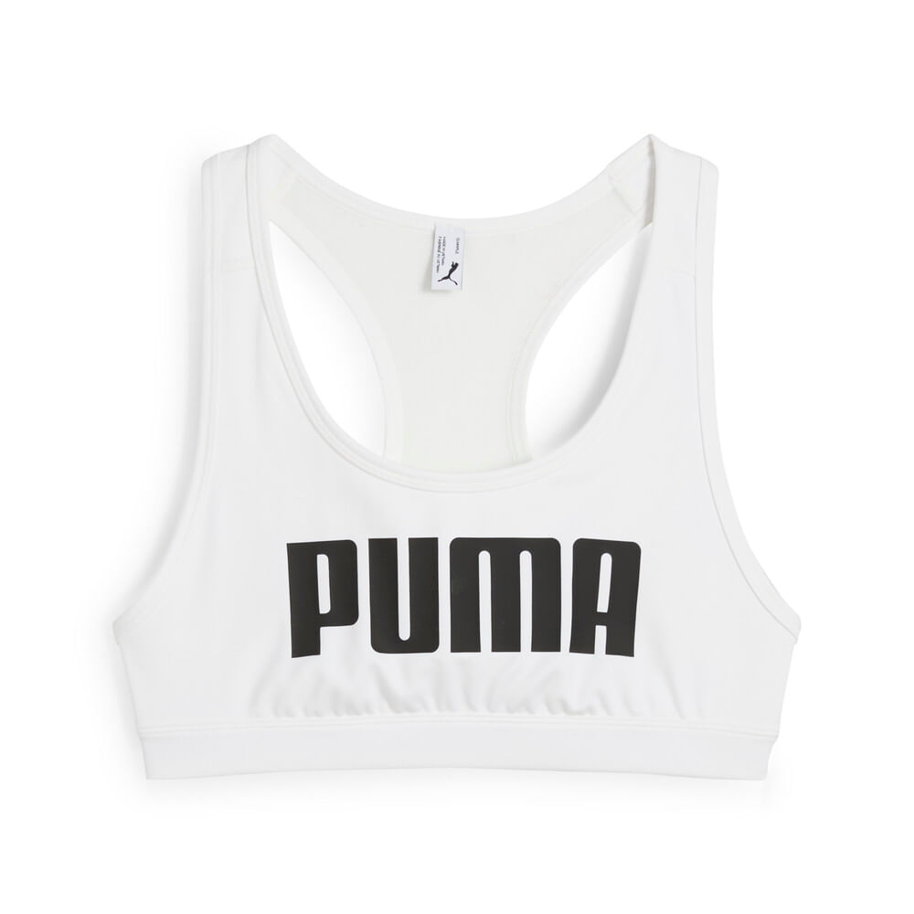 Puma 4Keeps Bra W Top blanco de mujer para entrenamiento