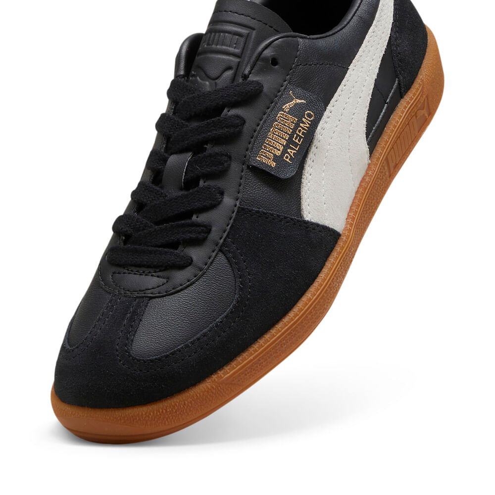 Puma Palermo Lth Wns Tenis negro de mujer lifestyle