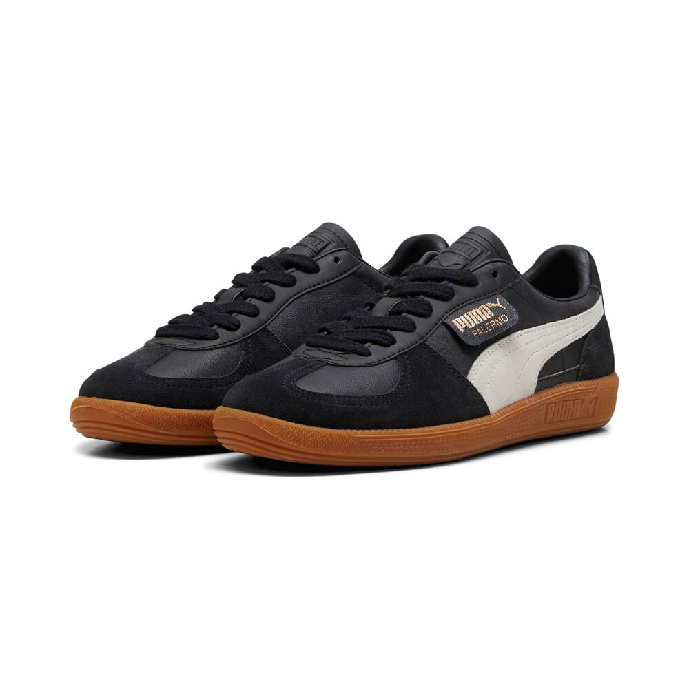 Puma Palermo Lth Wns Tenis negro de mujer lifestyle