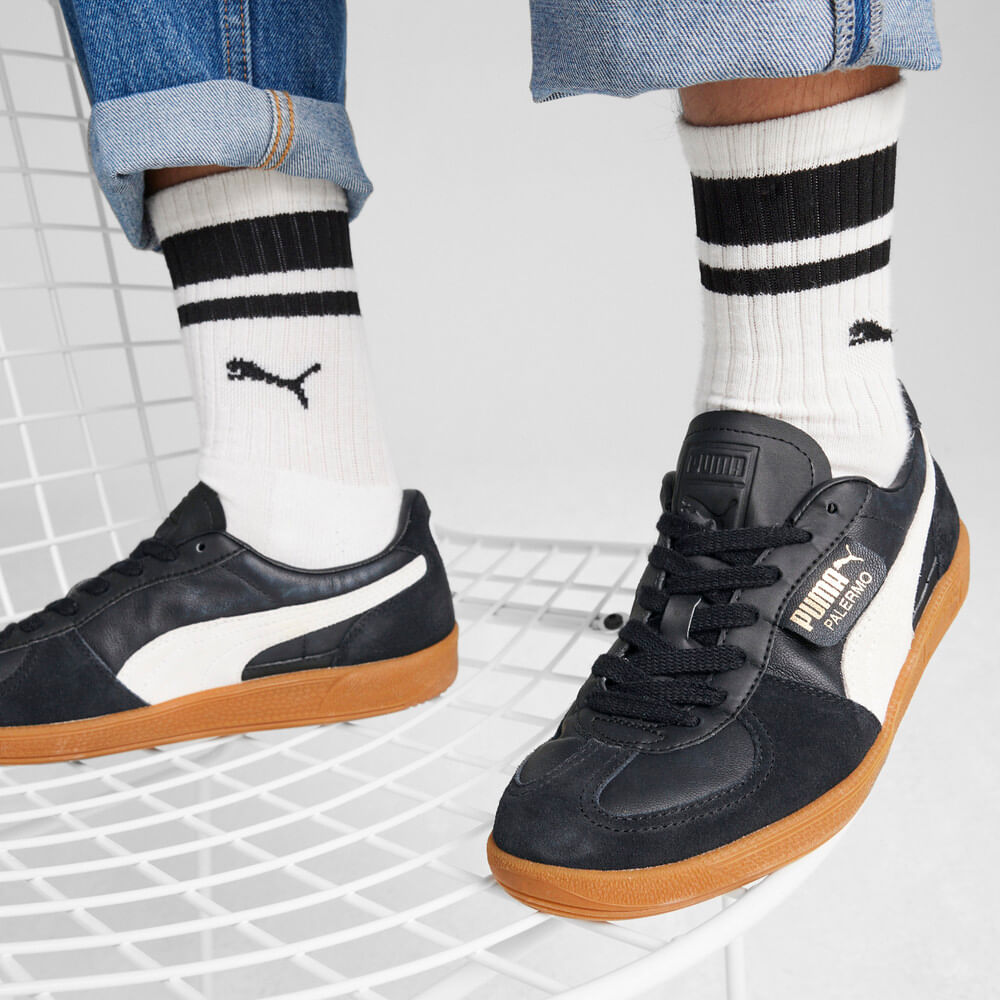 Puma Palermo Lth Wns Tenis negro de mujer lifestyle