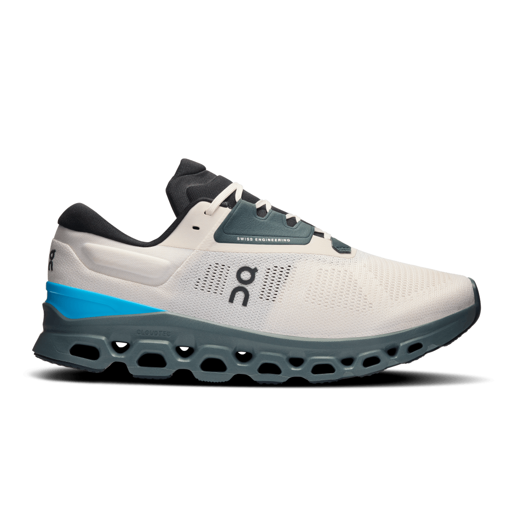 On Cloudstratus 3 Tenis blanco de hombre para correr