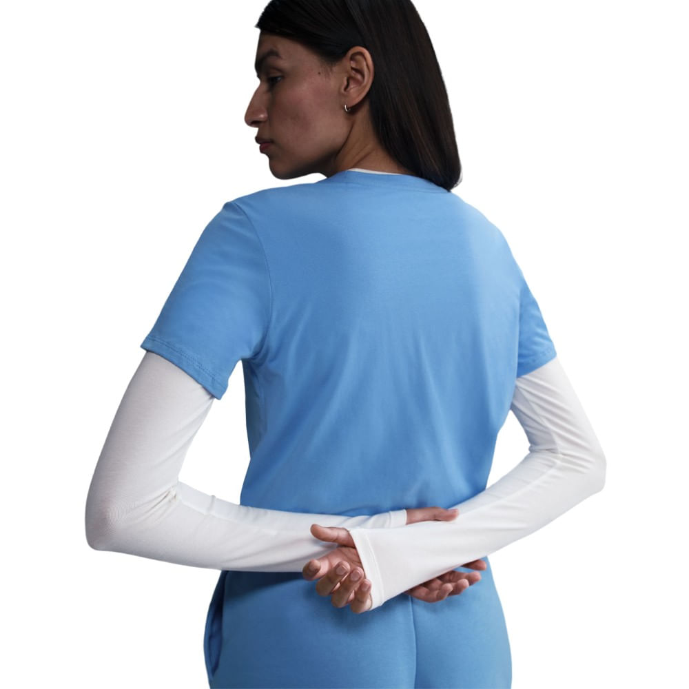 Nike W Nsw Club Ss Tee Camiseta Manga Corta azul de mujer lifestyle
