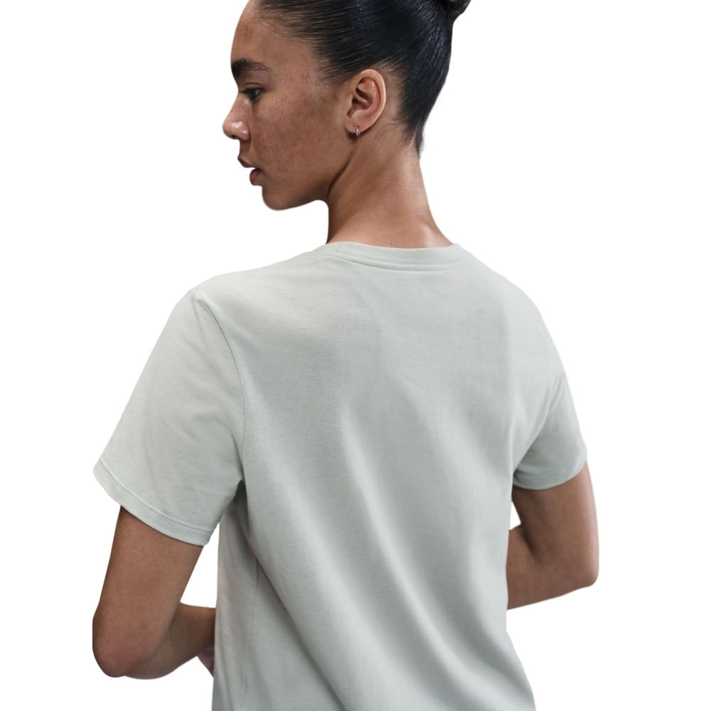 Nike W Nsw Club Ss Tee Icn Ftra Camiseta Manga Corta gris de mujer lifestyle
