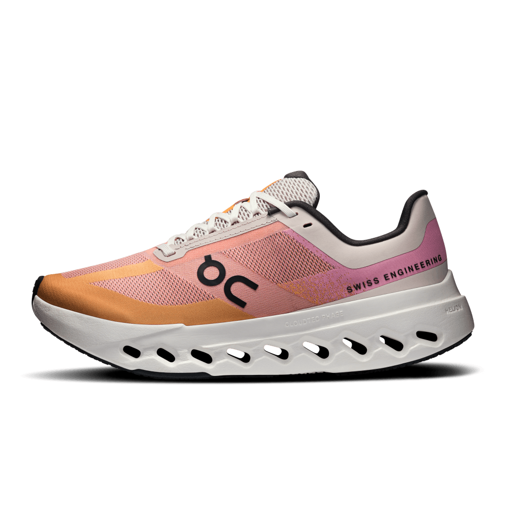 On Cloudsurfer Next Tenis naranja de mujer para correr