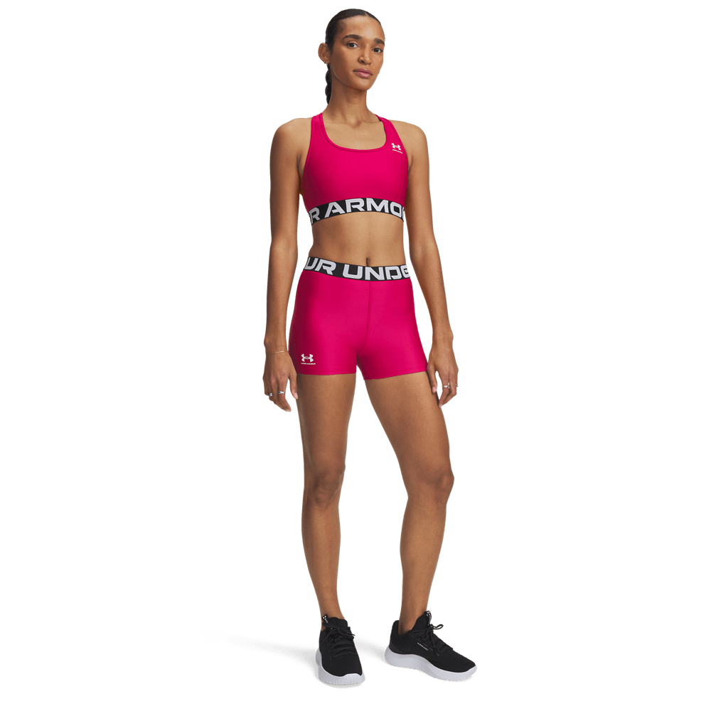 UA Hg Shorty Pantaloneta rosado de mujer para entrenamiento