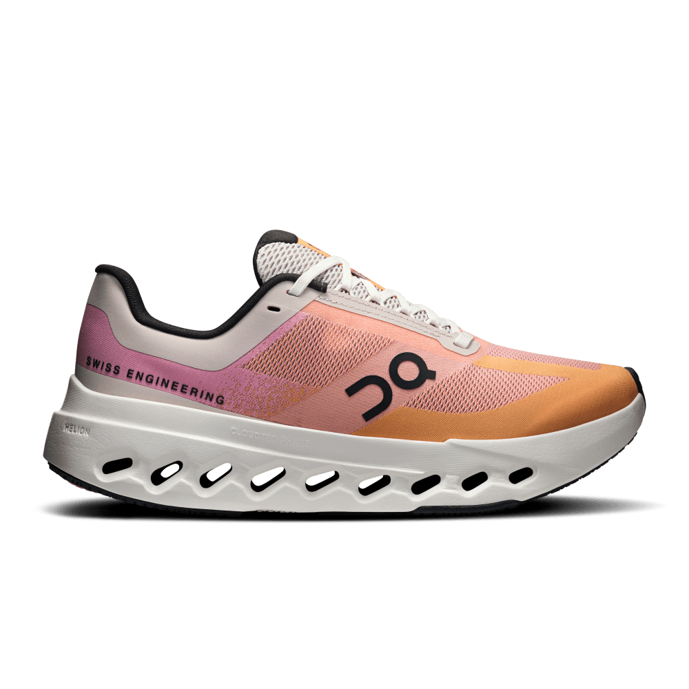 On Cloudsurfer Next Tenis naranja de mujer para correr