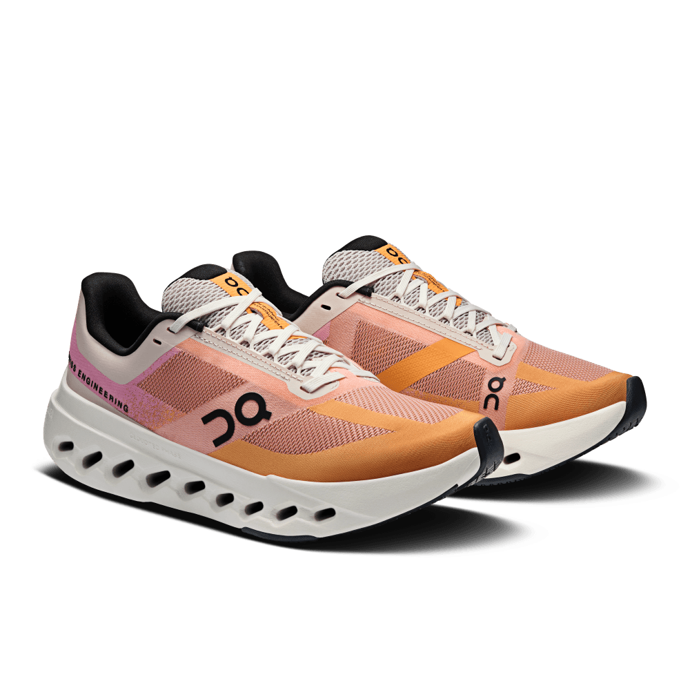 On Cloudsurfer Next Tenis naranja de mujer para correr